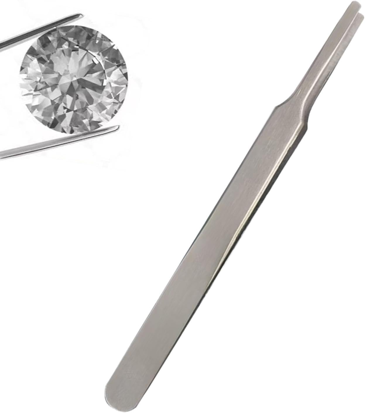 Lash Tweezers for Eyelash Extensions,Precision Eyelash Curlers Stainless Steel Lash Applicator | Professional Beauty Tools Cluster Remover Clip for Soldering