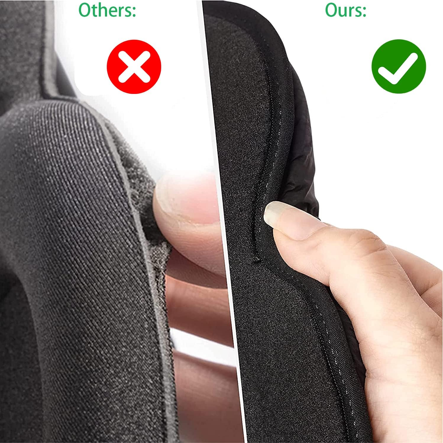 Sleep Eye Mask for Men Women,3D Contoured Cup Sleeping Mask & Blindfold,Concave Molded Night Sleep Mask,Block Out Light,Eye Mask with Adjustable Strap,Breathable & Soft for Sleeping,Yoga,Traveling image number 5