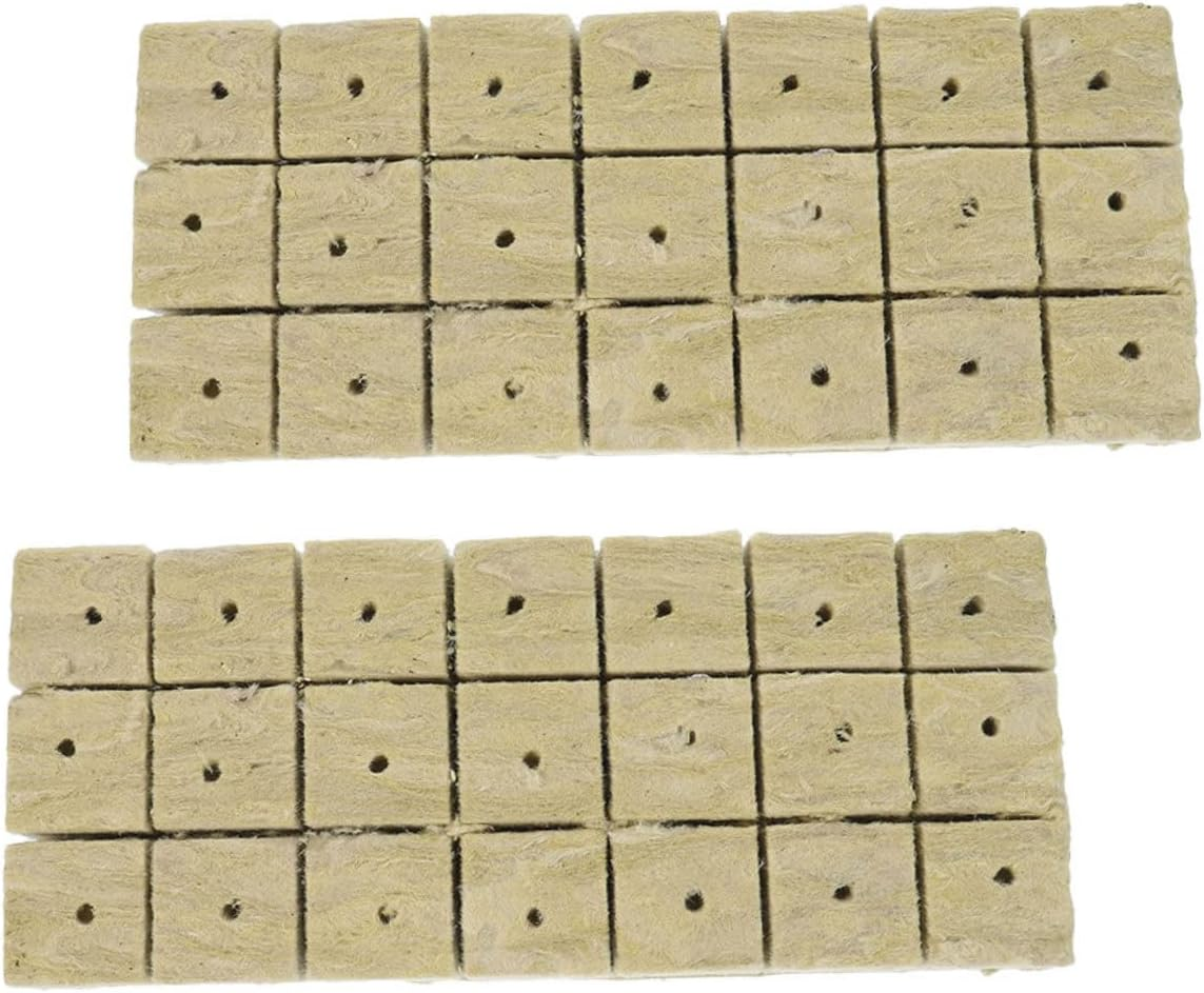 NOLITOY 42Pcs Matrix Tampon Grow Cubes for Soilless Cultivation for Nursery Block Planting Supplies for Hydroponics and Seedling Gardening image number 5