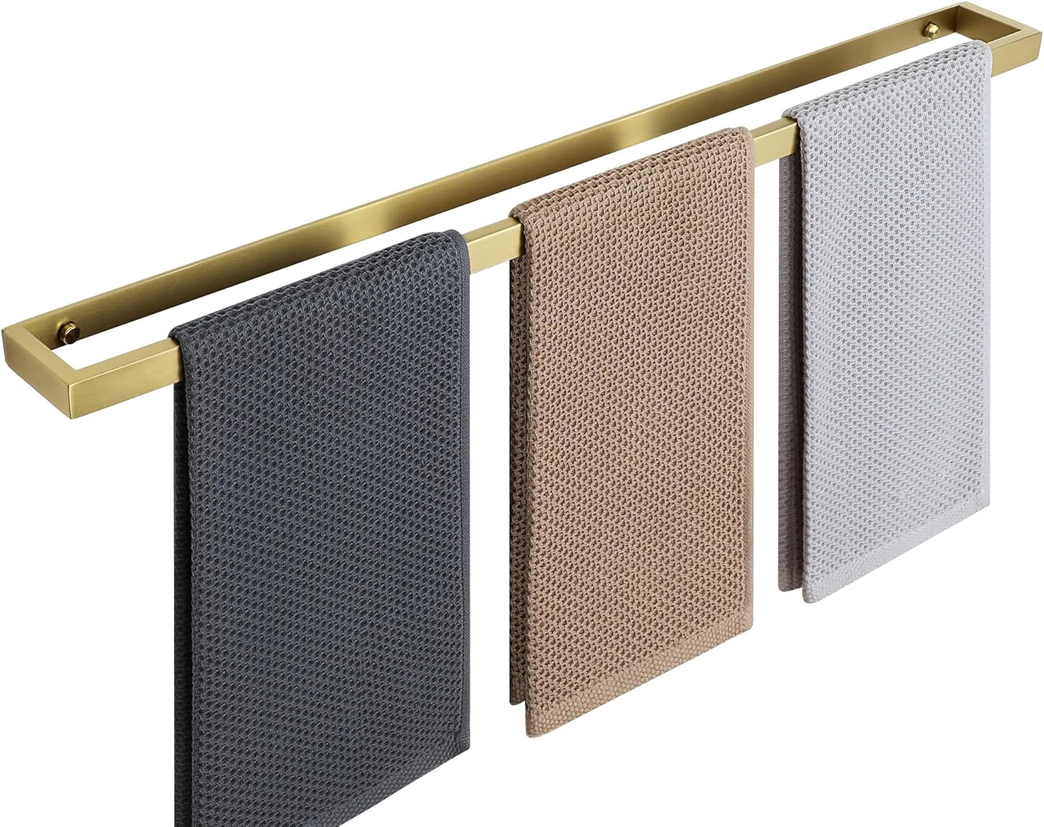 Alise Bath Towel Bar,Wall Mount Towel Holder Towel Rack Towel Hanger for Bathroom Lavatory,8 Inch SUS304 Stainless Steel Towel Rail,Matte Black GJF020-B