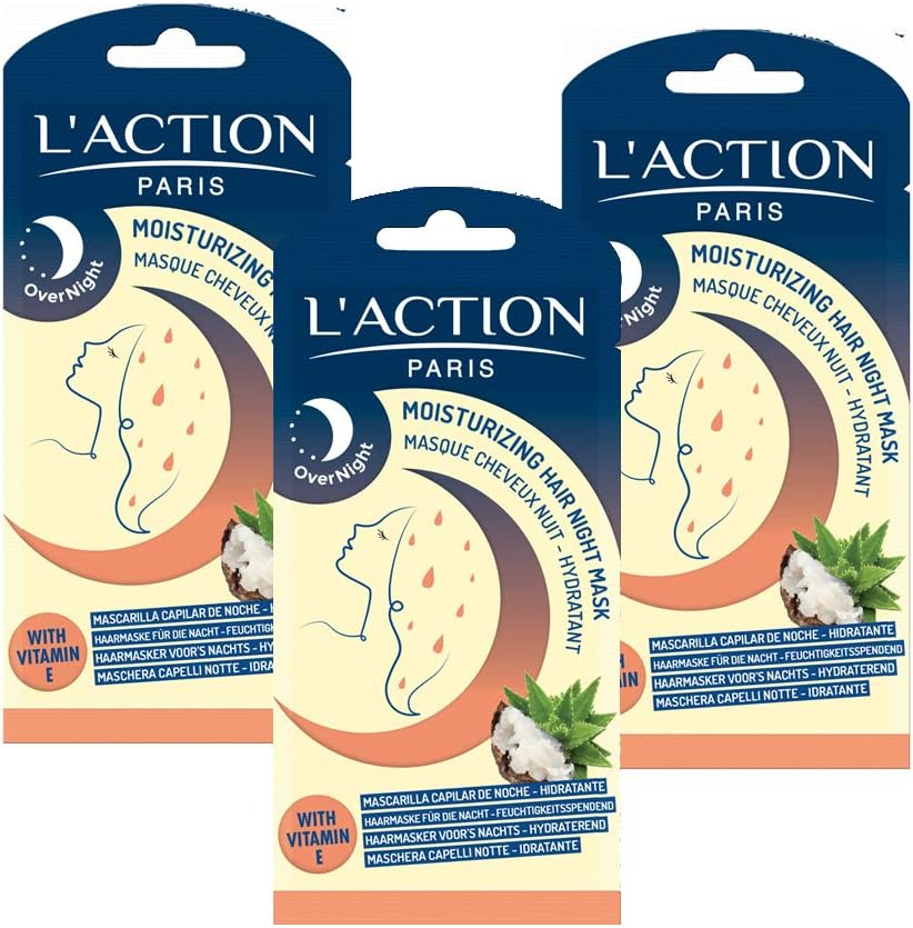 L'Action Paris Moisturising Hair Night Mask - TRIO image number 4