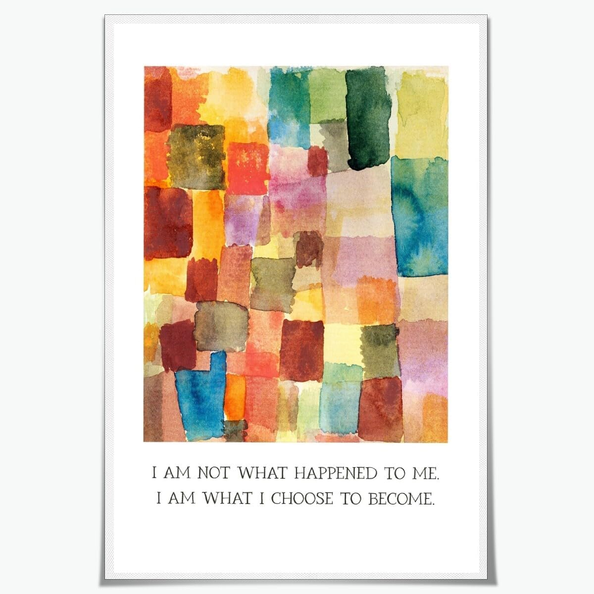 Artellix Inspirational Positive Posters Uplifting Saying Wall Art Notes to Self Motivational Quotes Prints Mental Health Artwork for Teen Room Office Dorm Bedroom Decor 8X12Inch Unframed