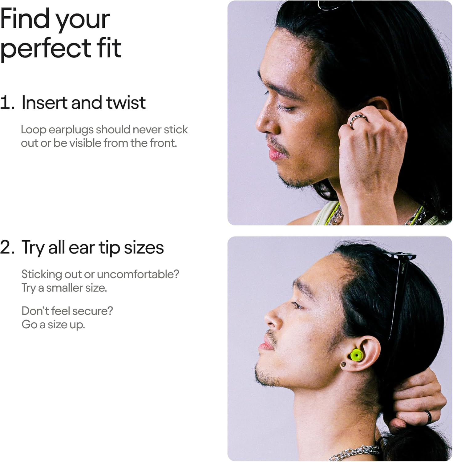 Loop Switch Earplugs &ndash; Multi-Mode Noise-Reducing Earplugs | Adjustable Passive Hearing Protection for Focus, Travel, Concerts, Socializing, Sports Events & Noise Sensitivity | Reusable Ear Protection image number 2