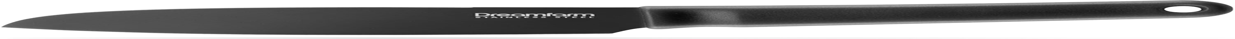 Dreamfarm Kneed Daily Chopping, Spreading, & Scooping Paring Knife with Blade Safety Cover & Built-In Plastic Wrap Cutter - Black