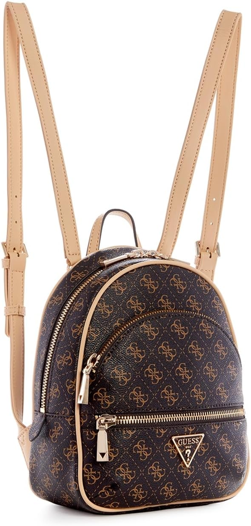 GUESS Manhattan Backpack, Brown, Brown image number 1