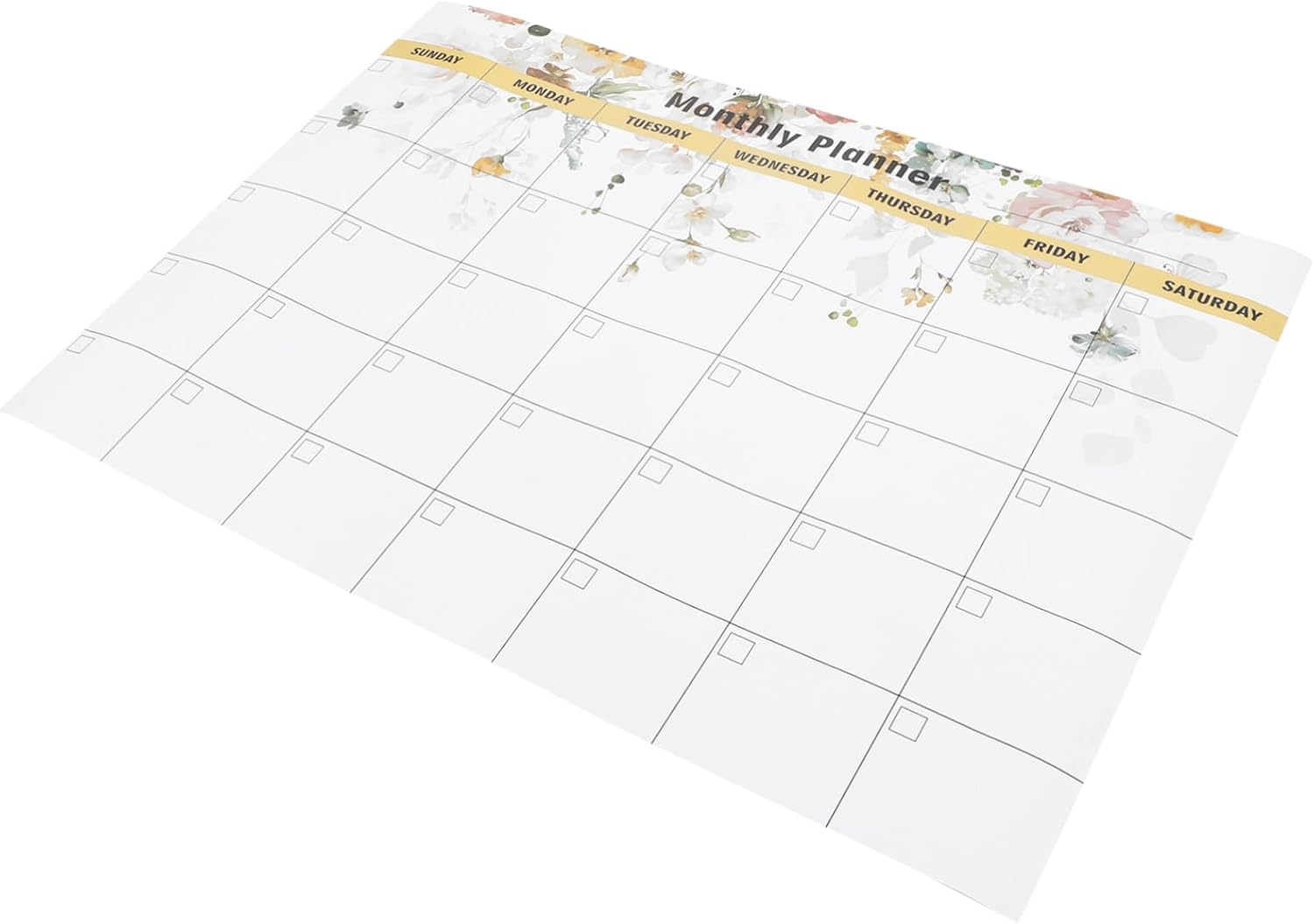 Tofficu Magnetic Dry Erase Calendar Planner for Fridge Monthly Weekly Schedule Board Easy to Clean Reusable Magnetic Message Board for Home Office Organization