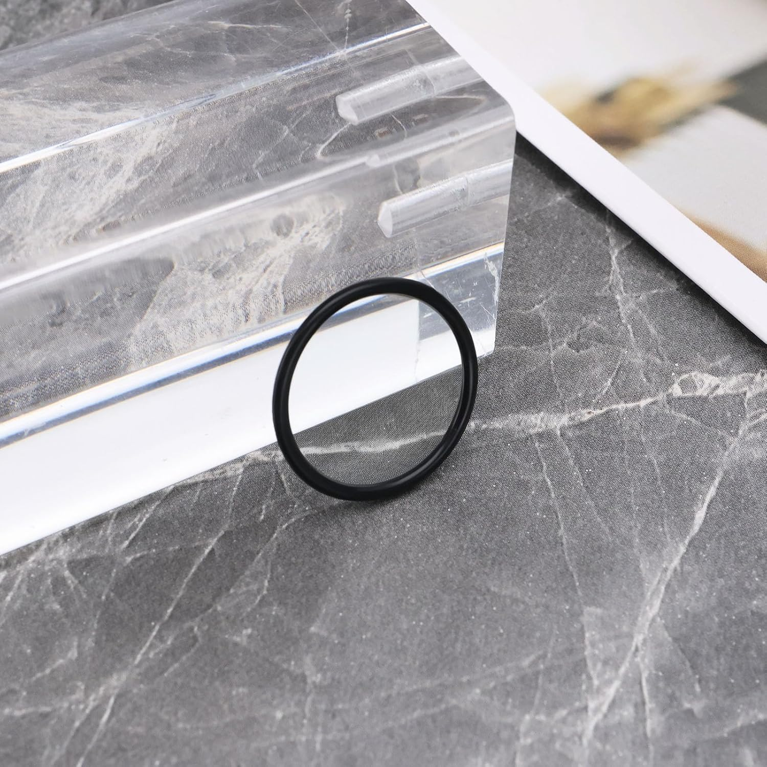 LT Easiyl 10PCS Nitrile O-Ring Seal 1.75Mm Thickness 20Mm Inner Diameter 23.5Mm Outer Diameter for Shower Hose Head Handset Holder Nitrile Gasket Black image number 1