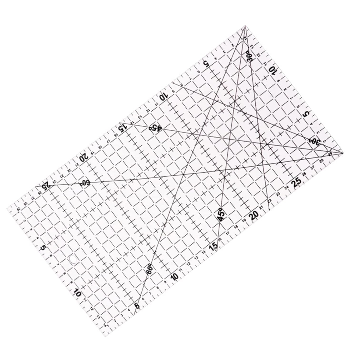WVRLY Quilting Ruler Acrylic Ruler Anti-Slip Sewing Ruler Patchwork Ruler Metric Ruler Laser Cut Ruler for Quilting Supplies Patchwork Square Quilting Accessories, DB22072205