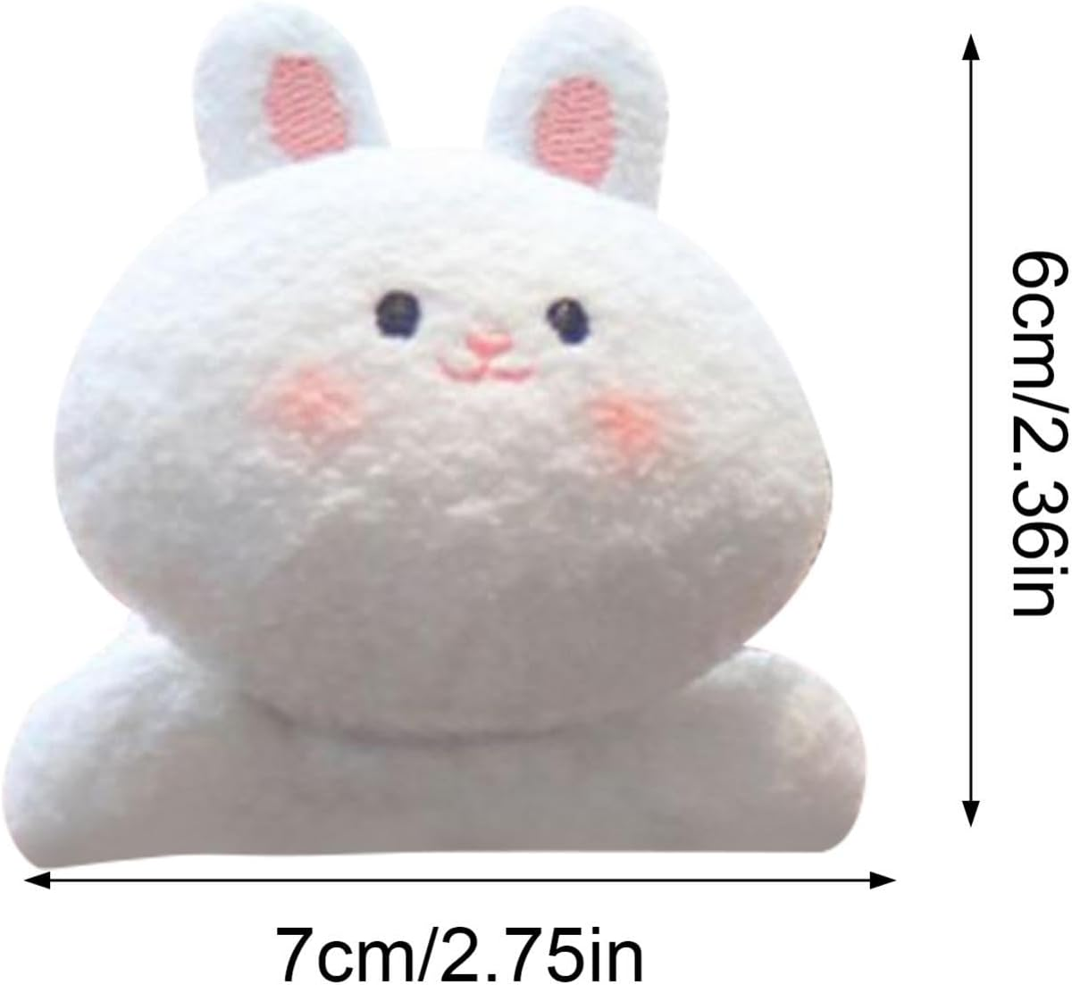 Car Cartoon Decoration, Animal Car Accessories | Vista Printed Plush Animal Cartoon Ornament - Portable Car Charm for Center Console, Cute Animal Decoration for Men and Women image number 1