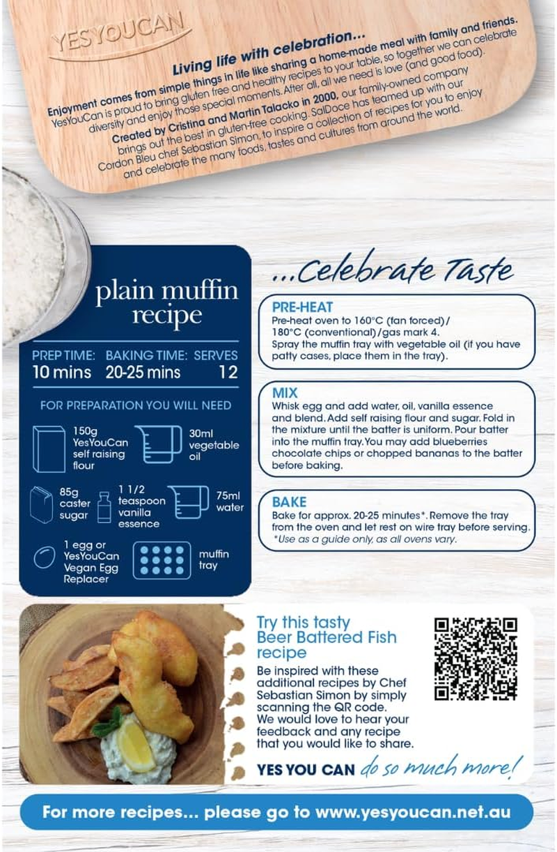 Gluten Free Self Raising Flour 6X500G image number 2