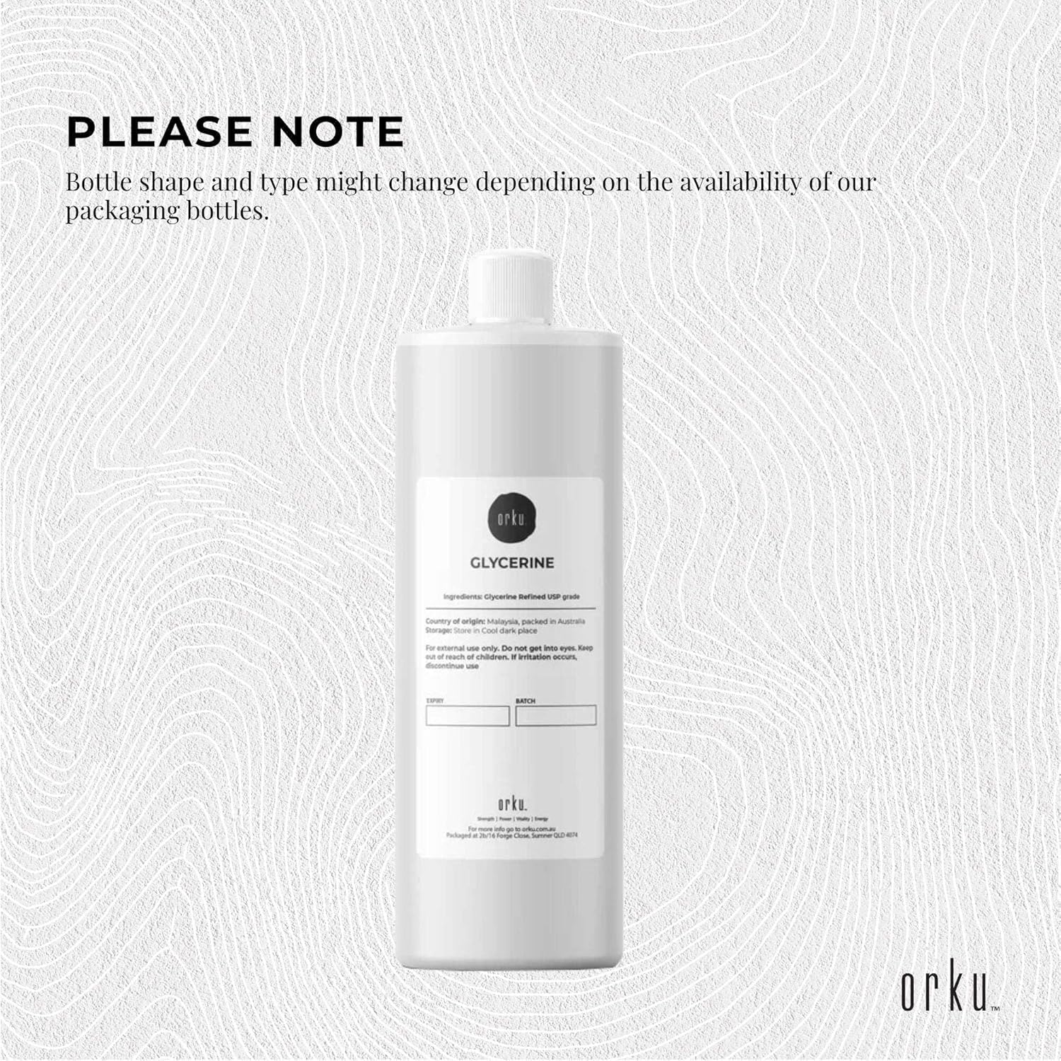 500Ml Glycerine Refined USP 99.9% Glycerol Pharmaceutical Vegetable Soybean Rapeseed image number 2