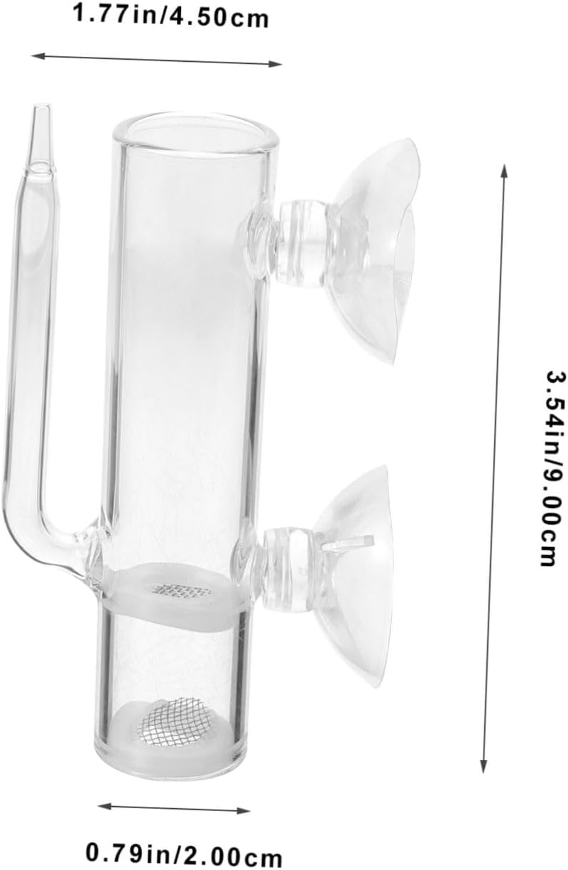 VANZACK Glass Aquarium Breeding Tube Shrimp Hatchery Kit with Filtration System Brine Shrimp Incubator for Fish Isolation and Egg Rearing Suitable for Aquatic Pets and Aquarium Use image number 2