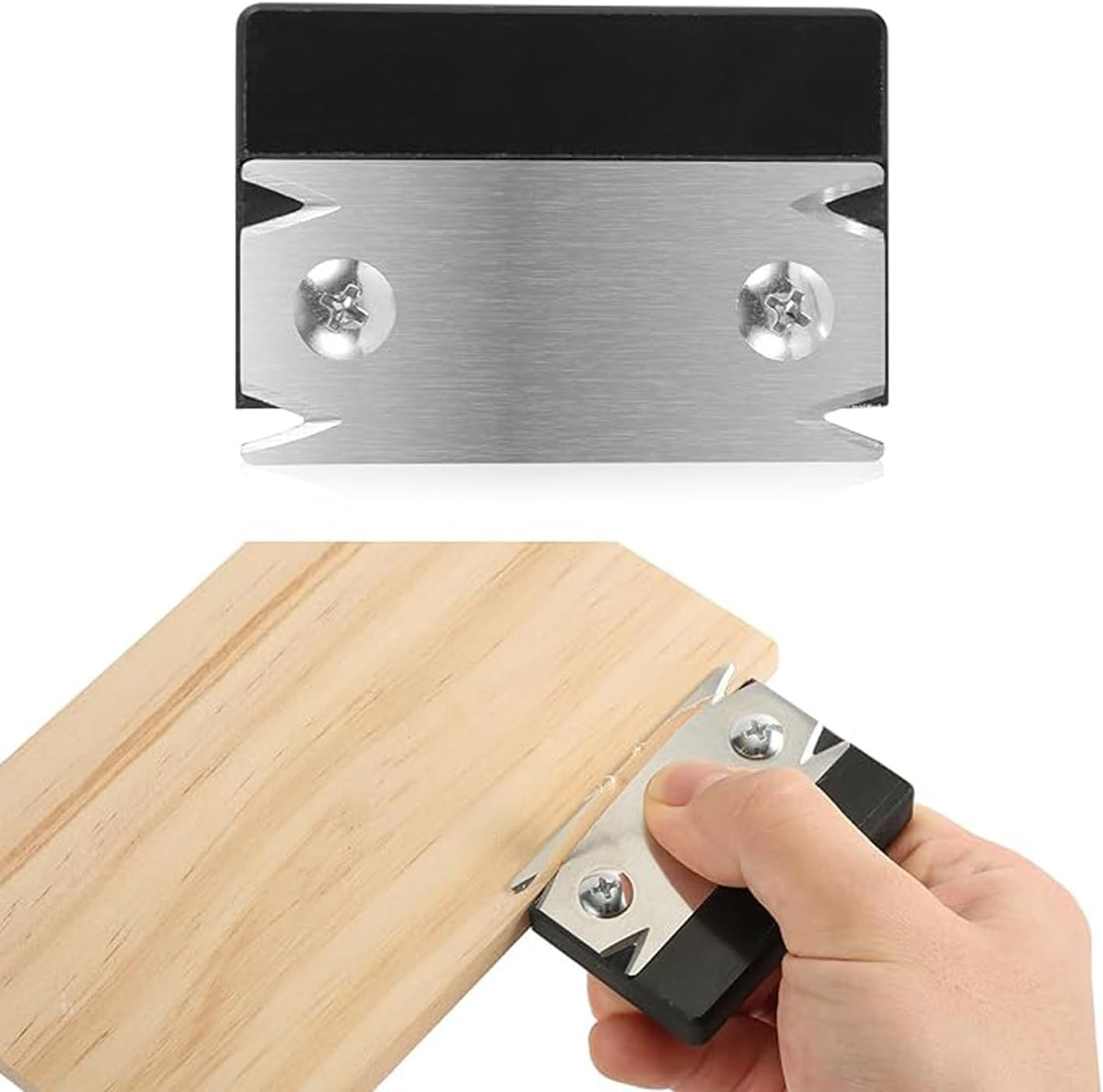 YUENTOEN Woodworking Edge Trimmer, Edge Banding Trimmer with 1Pc Scraper Blade, Wood Edge Trimming Tool for Wood, PVC, ABS image number 5