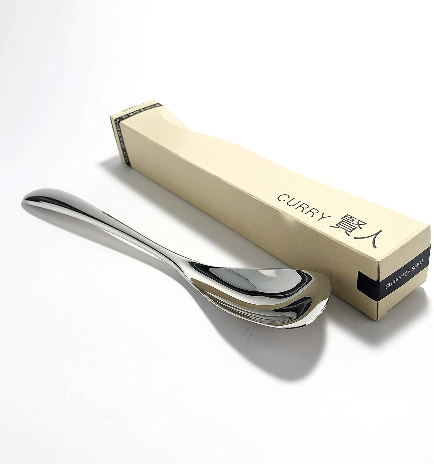 Yamazaki Metal Industries Curry Spoon, Curry Sage (Saku) image number 3