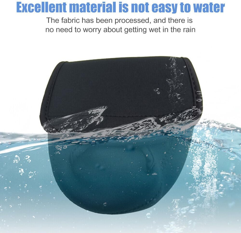 2Xportable Fishing Reel Bag Waterproof Neoprene Case Cover for Spinning Reel Pouch image number 1