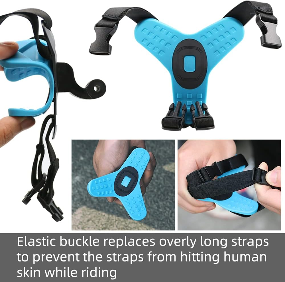 SUREWO Motorcycle Helmet Chin Strap Mount for Gopro Hero 13/12/11/10/9/8/7/(2018)/6/5 Black, DJI Osmo Action 5 Pro/4/3/2, Campark/Yi and More image number 5