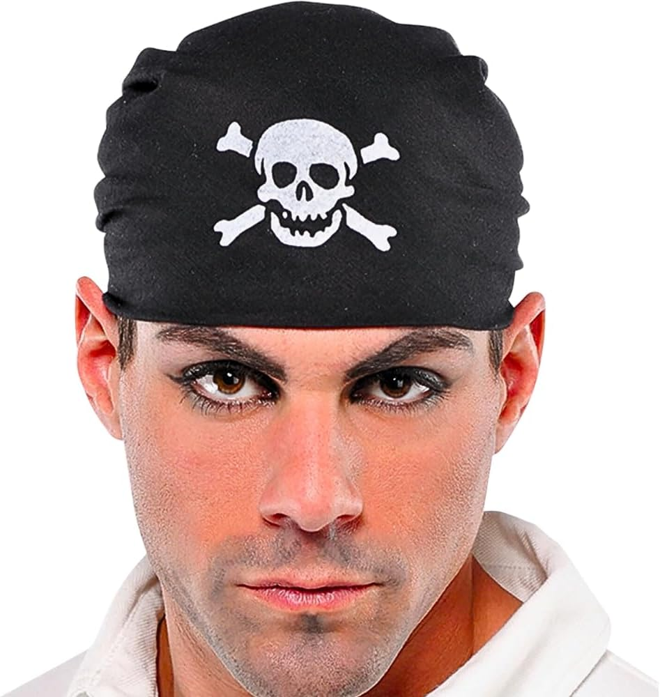 Skull Bandana,Black