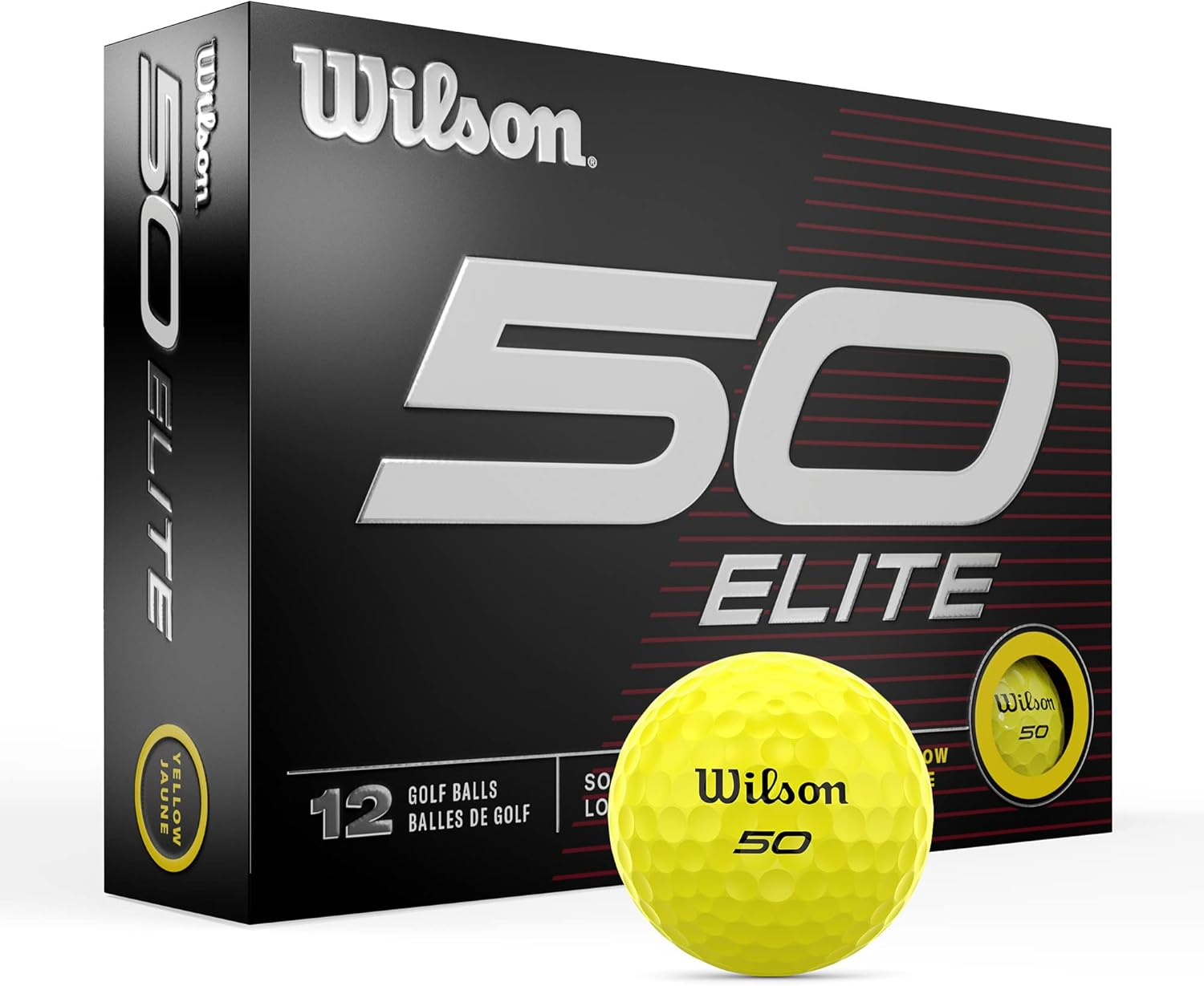 Wilson Fifty Elite Golf Balls - 12 Pack image number 2
