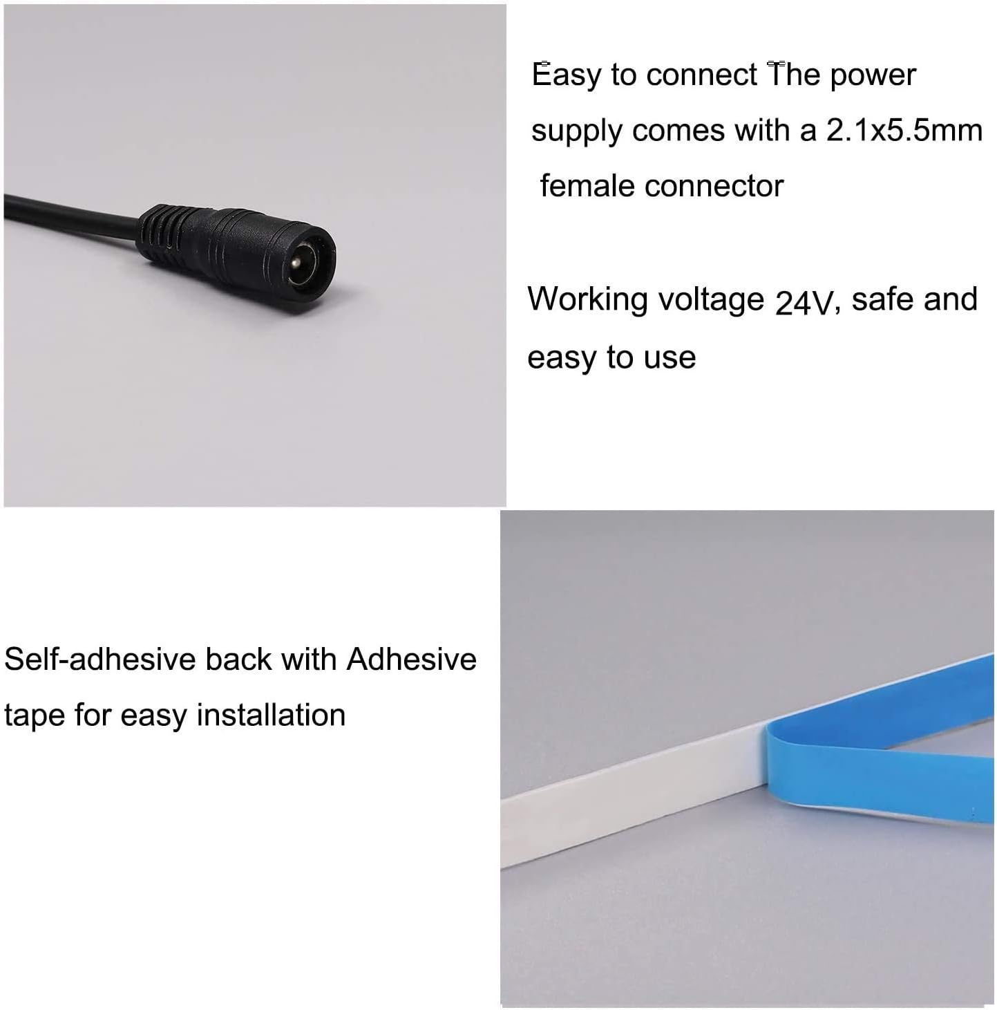 JOYLIT 12V LED Strip Lights 5M Red 620-625Nm IP65 Waterproof, 300Leds SMD 5050 Flexible Cuttable Adhesive Tape Light for Truck, Car, Boat, DIY (Without Power Supply) image number 1