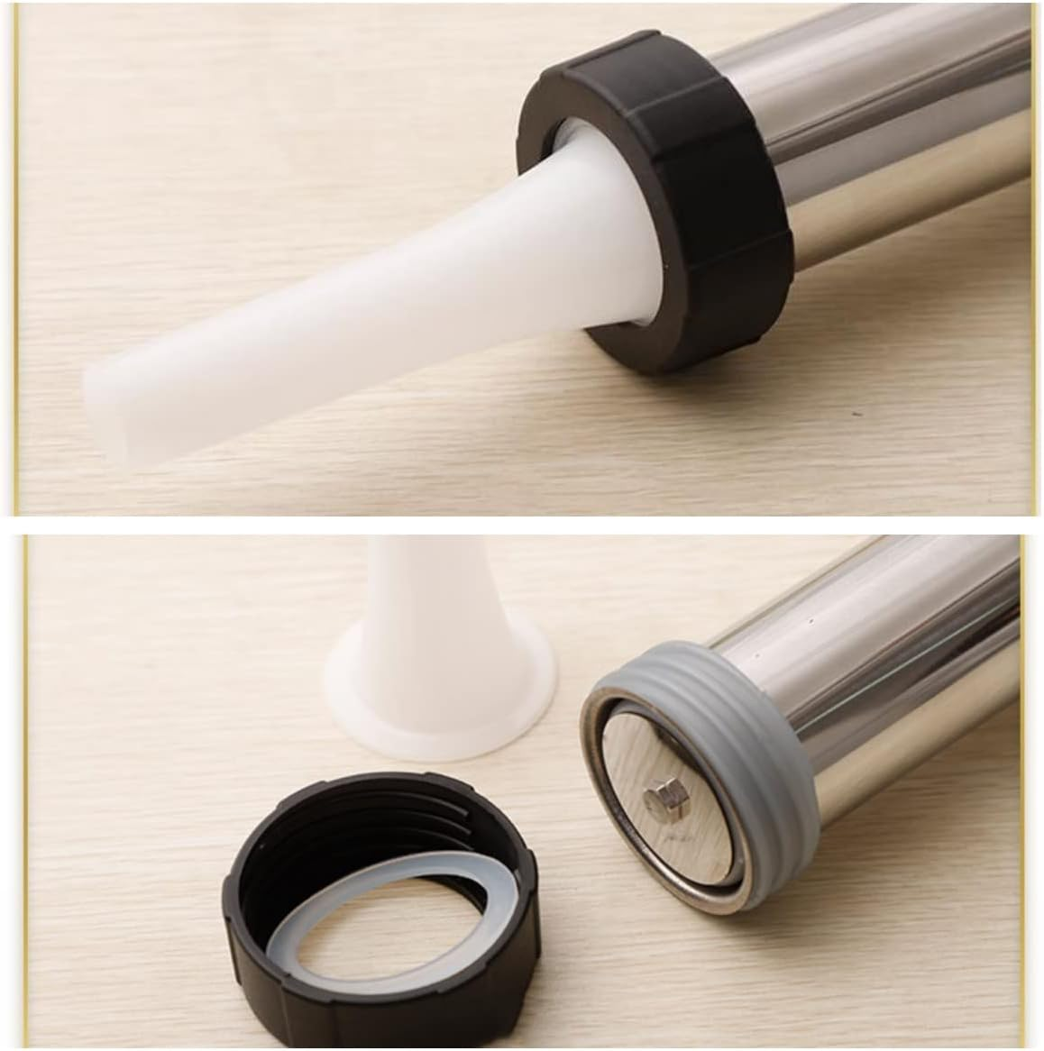 ZNZNANG Manual Sausage Machine-Sausage Filling Machine -Household Sausage Filler-Homemade Sausage Filling Machine Easily Make Various Sausages at Home image number 2