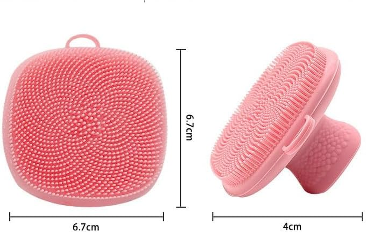 Face Scrubber, Silicone Face Scrubber for Men, Facial Cleansing Brush Silicone Face Wash Brush Manual Waterproof Cleansing Skin Care Face Brushes for Cleansing and Exfoliating (Black, One Size) image number 3