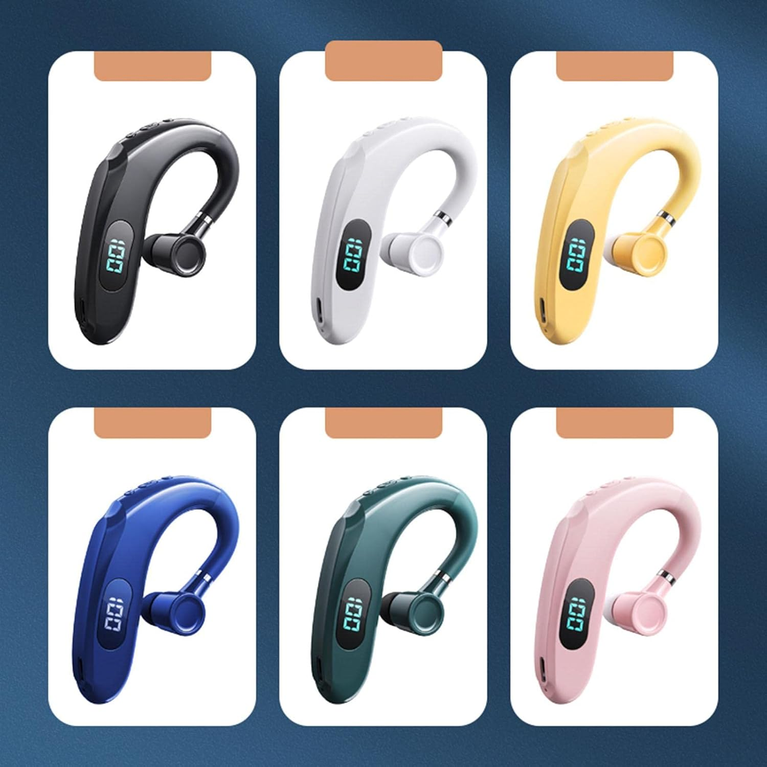 Eigell Q20 Headset Outdoor Hanging Ear Noise Reduction Sound Waterproof Rotating Stereo for Ios and Android - Green image number 6