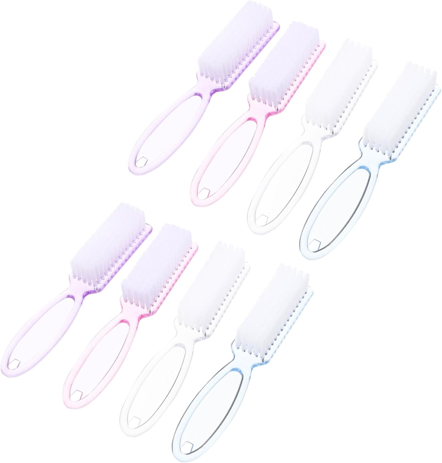 MUSISALY 8Pcs Manicure Nail Care Kit Nail Art Cleaning Brush Dust Fingernail Cleaning Tool image number 4