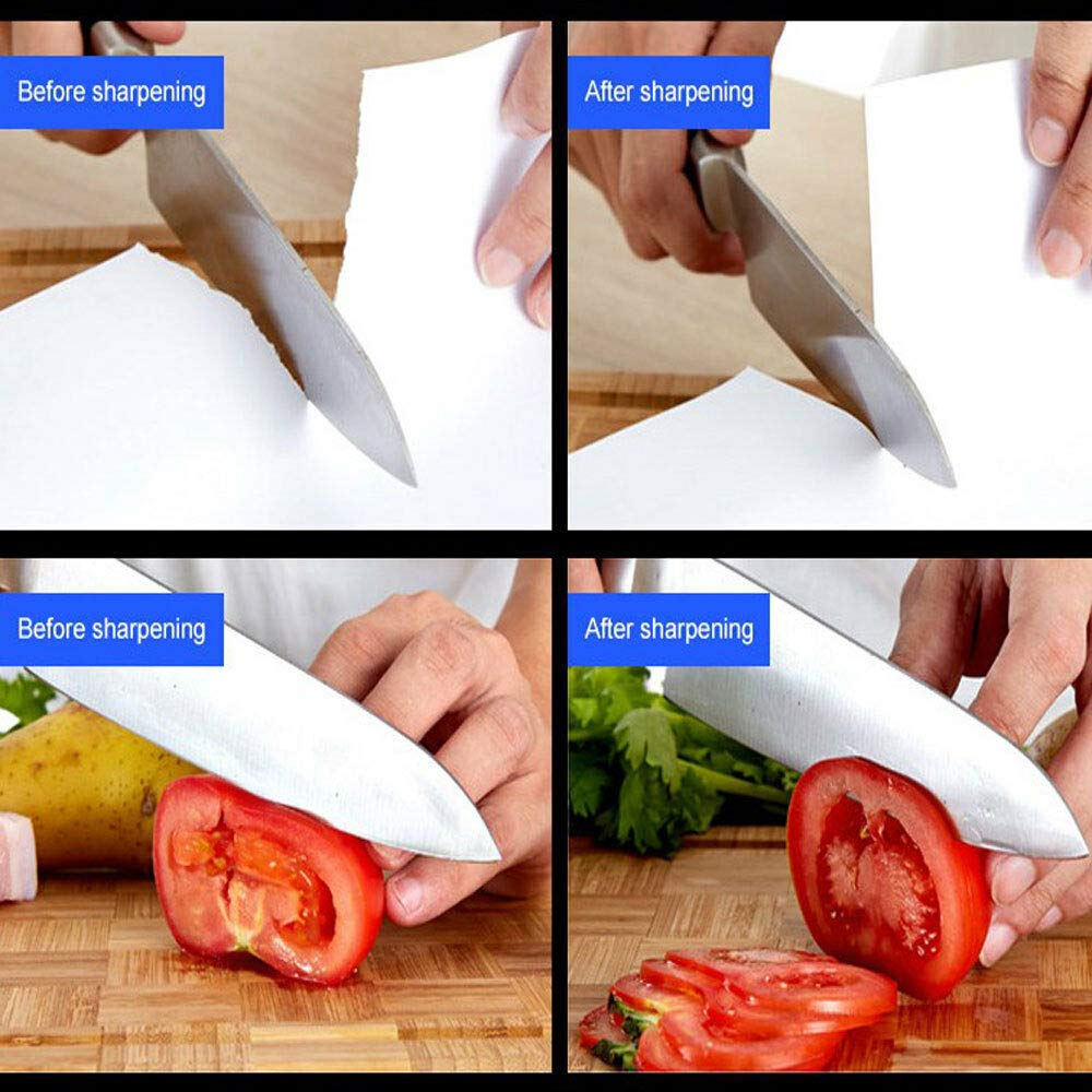 320 Grit Diamond Sharpening Stones, SENRISE Rectangle Diamond Thin Grinding Polishing - Whetstones Tool