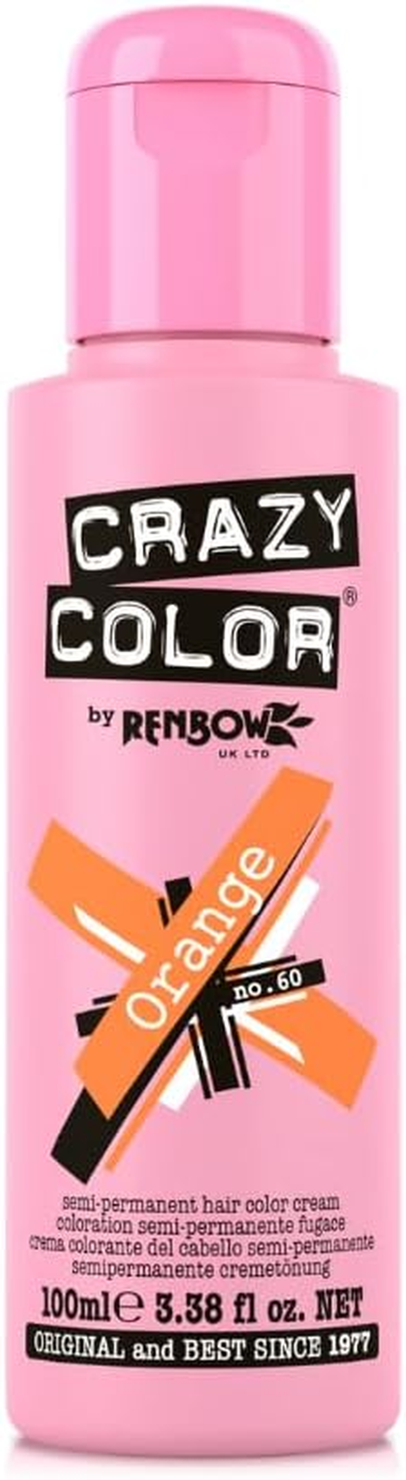 Crazy Color Semi Permanent Hair Colour, 045 Peacock Blue, 100 Ml