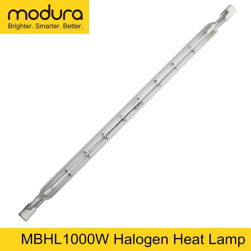 Modura 1000W Halogen Heat Lamp &Oslash;12 X 214Mm for Modura Slender Bathroom Heaters 3 in 1 & Martec Linear Series