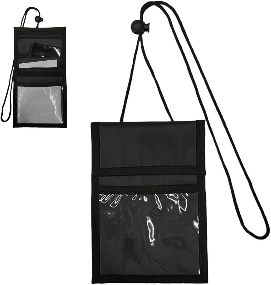 COYUN 1 X Mobile Phone Bag for Men, Neck Pouch for Men and Women, Hidden Theft Protection, Waterproof Travel Wallet, Travel Security Bag with Adjustable Neck Strap for Passport image number 4