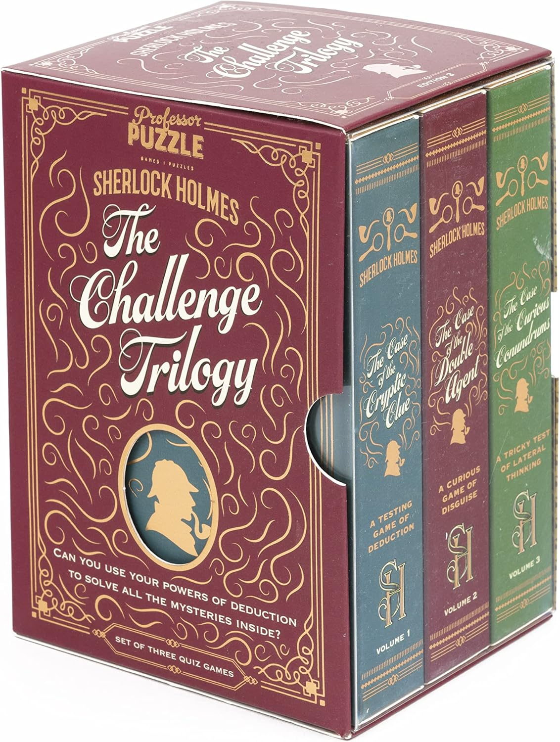 Professor PUZZLE Sherlock Holmes the Challenge Trilogy Brain Teaser Card Games image number 5