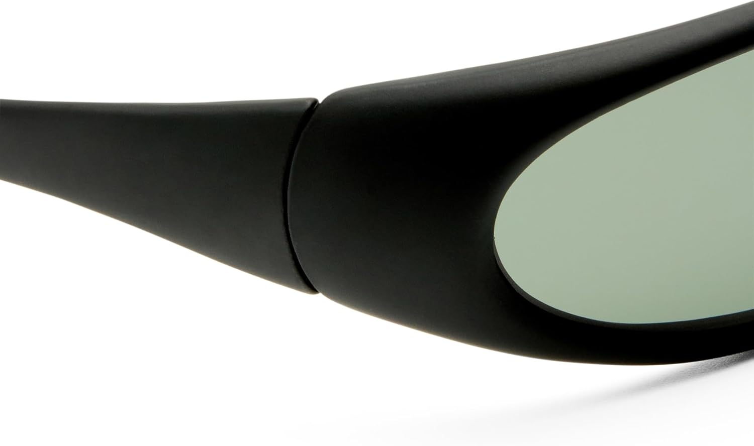 Cancer Council Male Logan 2048L-K Black Rubber Wrap Sunglasses image number 3