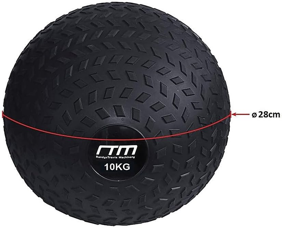 10Kg Non-Bounce Tyre Thread Slam Ball Dead Ball Medicine Ball for Gym Fitness MMA Volleyball Sports Core Strength Circuit Training Strength and Endurance Training Weights Exercise Workout image number 3
