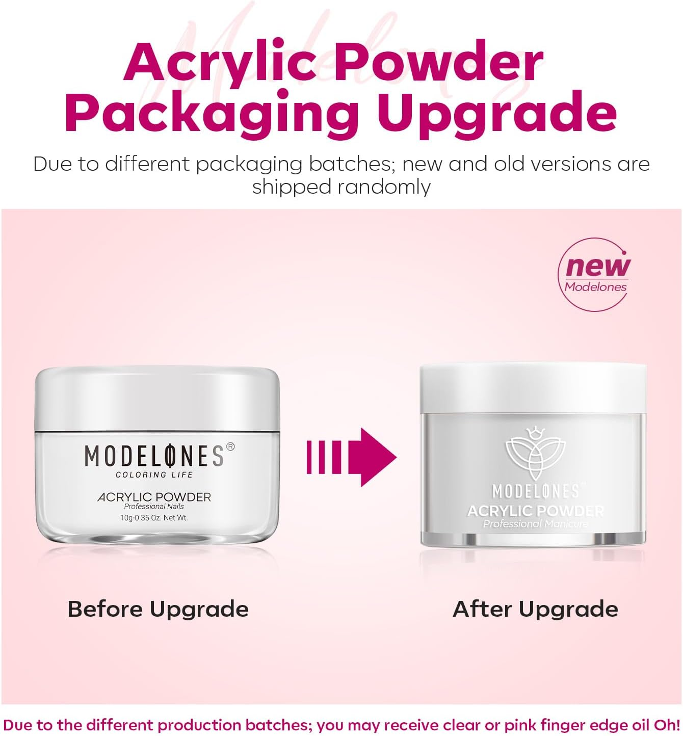 Modelones Acrylic Powder, 6 Colors Transparent Jelly Nude Nail Powder Milky White Pink Nude for Nail Art 3D Nail Carving French Nail Extension, Gifts for Women image number 2