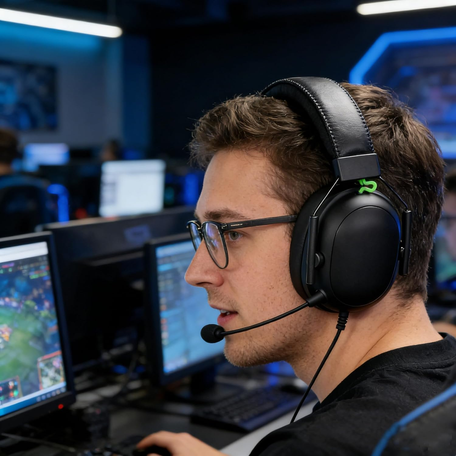 Defean Blackshark V2 PRO Upgrade Quality Cooling Gel Ear Pads - Ear Cushion Foam Replacement Earpad Compatible with Razer Blackshark V2 / V2 PRO Gaming Headphones image number 6