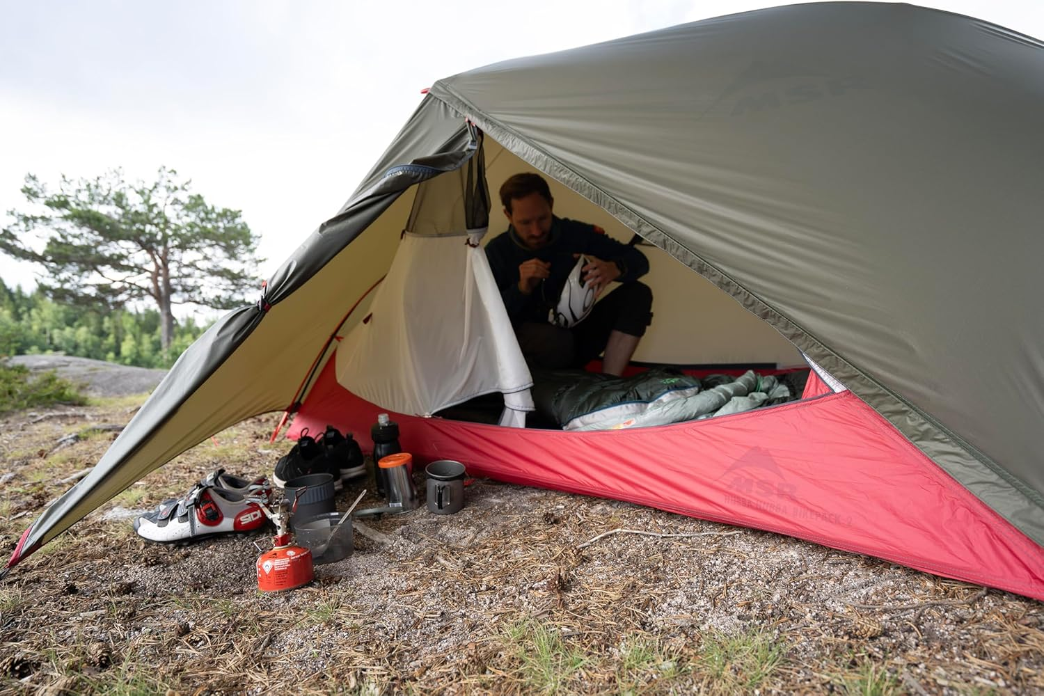 MSR Pocketrocket 2 Ultralight Camping and Backpacking Mini Stove Kit image number 2