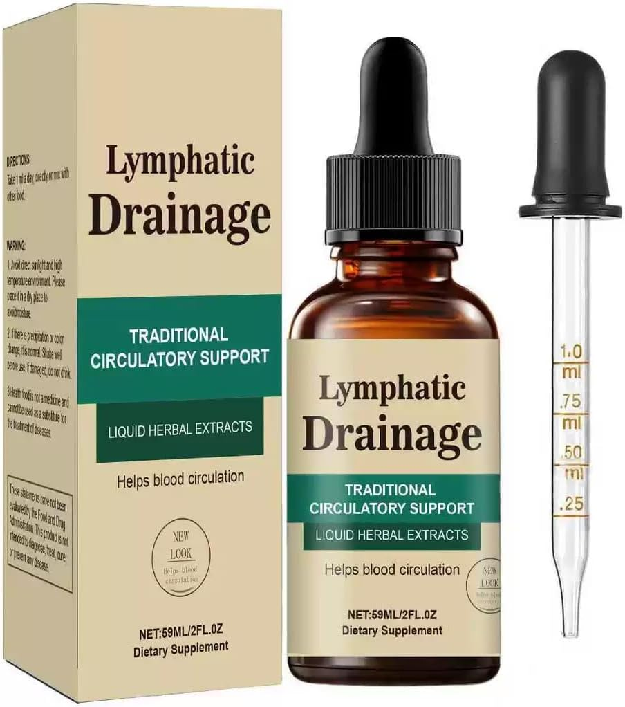 Lymphatic Drainage Drops, Liquid Drops for Everyday Fluid Balance & Circulation Support, Fast-Absorb Liquid,1Pcs image number 1