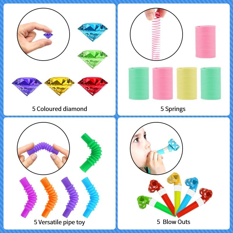 120PCS Party Favors for Kids 4-8, Birthday Gift Toys, Goodie Bag Stuffers, Treasure Box Carnival Prizes, Gifts Classroom, Pinata Bags Filler Boys and Girls image number 2