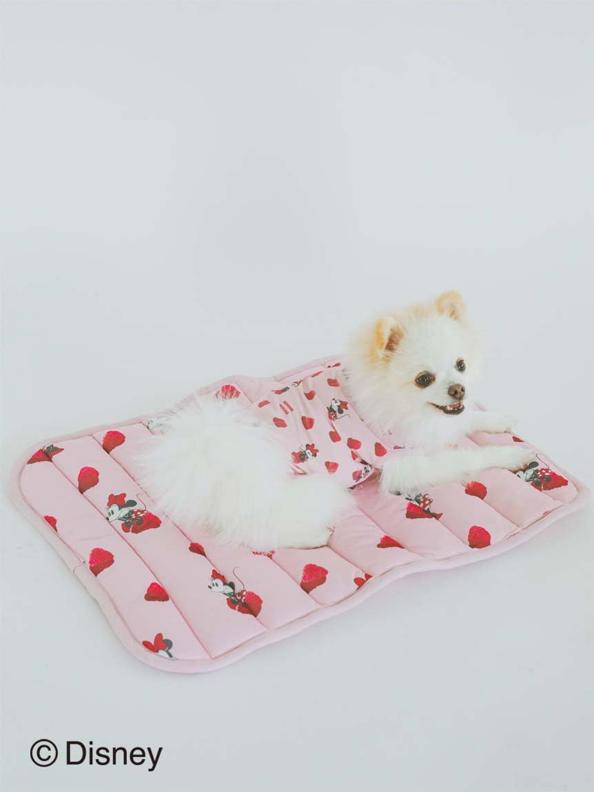 [Gelato Pique Cat & Dog] Disney Cat & Dog Minnie Mat PAGG242594 PNK F, Pink, F image number 1