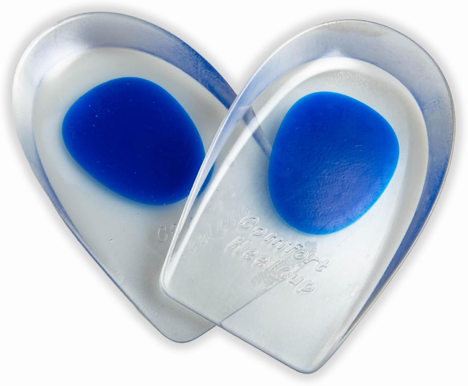 Wonder Care Gel Heel Cushion for Heel Pain Relief Women and Men | Silicone Heel Pad | Plantar Fascitis Inserts Heel Spur Pads| Achillies Heel Support| Cushion Heel Inserts | Small & Large, Pair 1 & 2