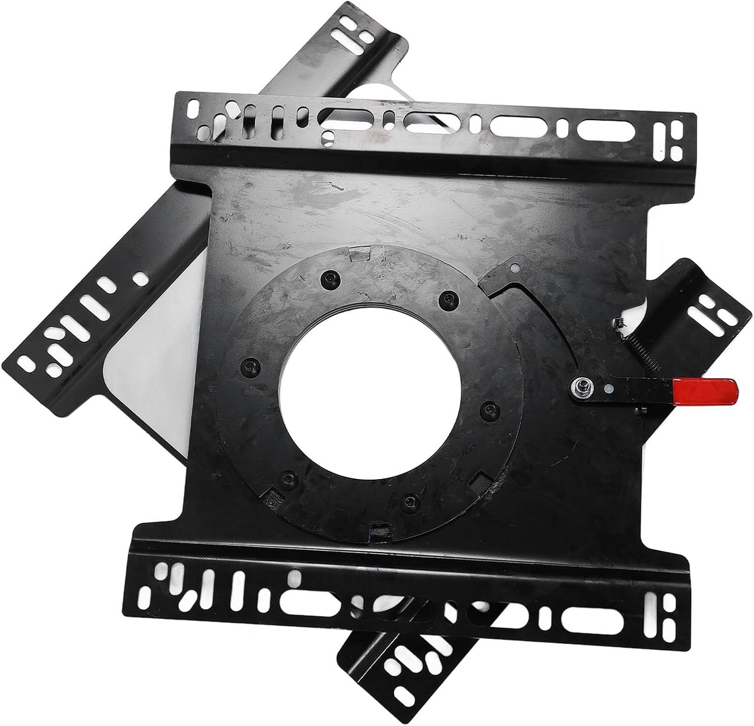 Swivel Seat Base, 360 Degree Rotation Passenger Side Seat Swivel Base, Car Seat Mount Plate for Sprinter, Transit, T5 T6, Heavy Duty Carbon Steel Seat Rotating Base for RV Boat image number 1