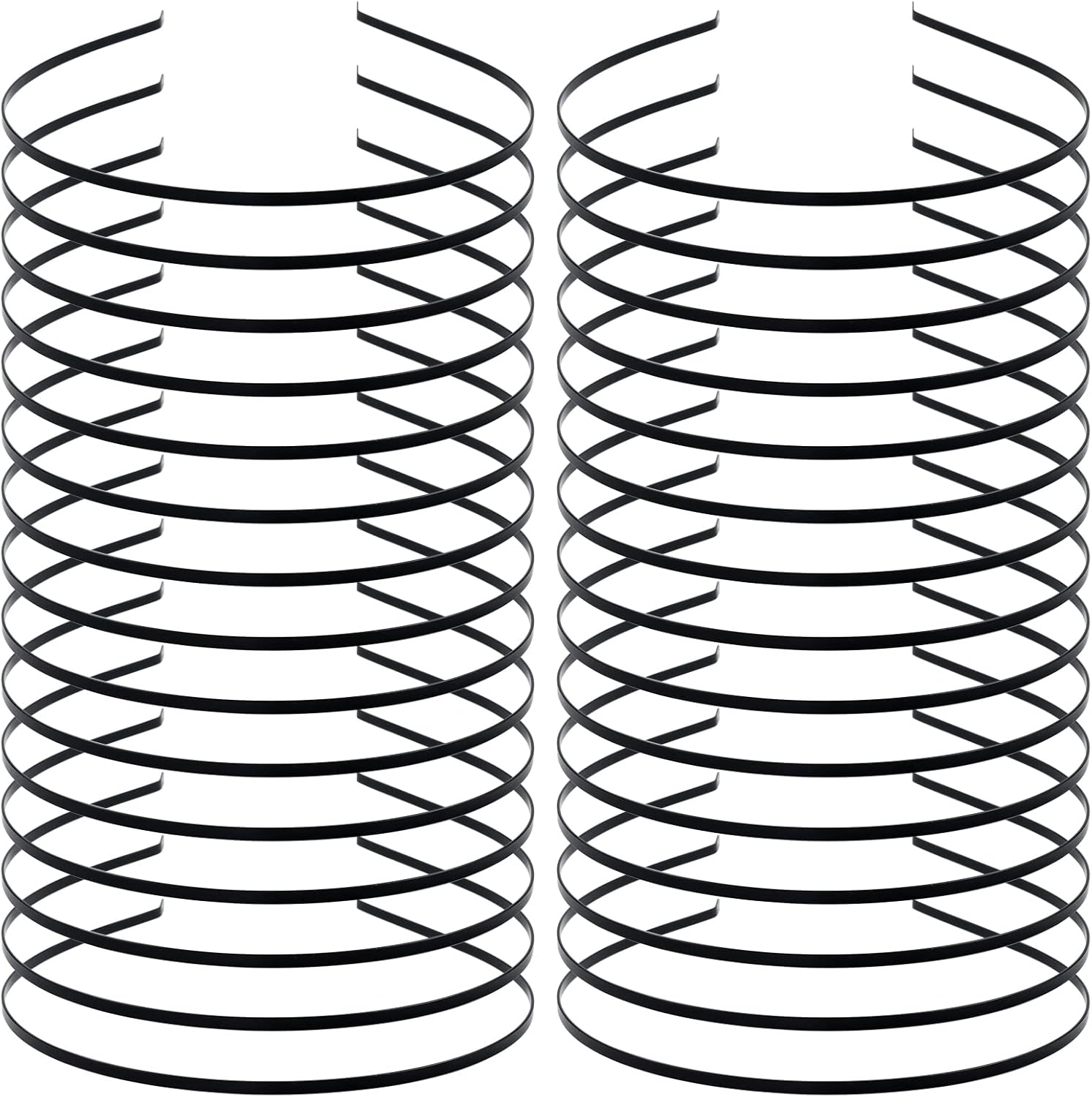 Lawie 30 Pack Bulk 3 MM Black Plain Blank Hard Skinny Thin Metal Headbands Base Wire Hair Bands Clasps Tiara Headband DIY Crafting Hair Accessories for Women