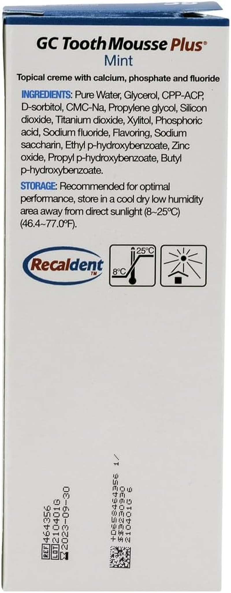 GC Dental Tooth Mousse plus 40 G, Mint Flavor image number 5