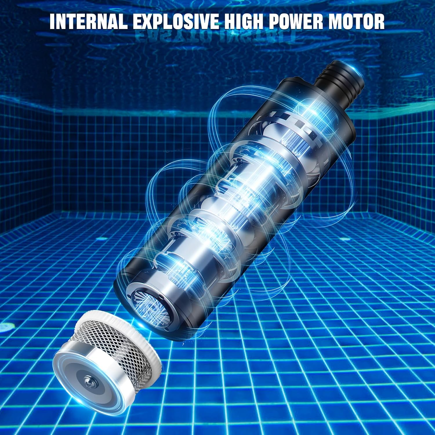 Cordless Oil/Water Pump Sump Pump Fit Milwaukee 18V M18 Battery, 120W 12V Cordless Rain Barrel Water Transfer Pump,Electric Utility Pump for Garden, Hot Tub, Tank, Pool, Ponds, Aquariums image number 4