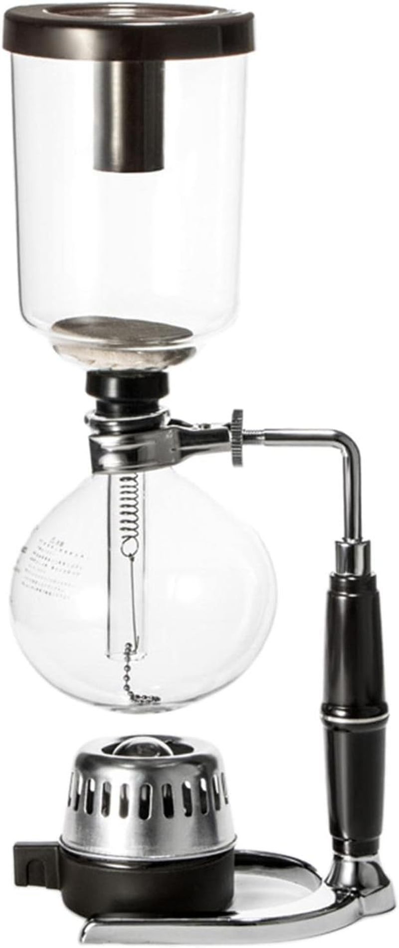 Fenteer Siphon Coffee Maker 3/ Vacuum Coffeemaker for Kitchen and Office - 160X110X360Mm image number 3