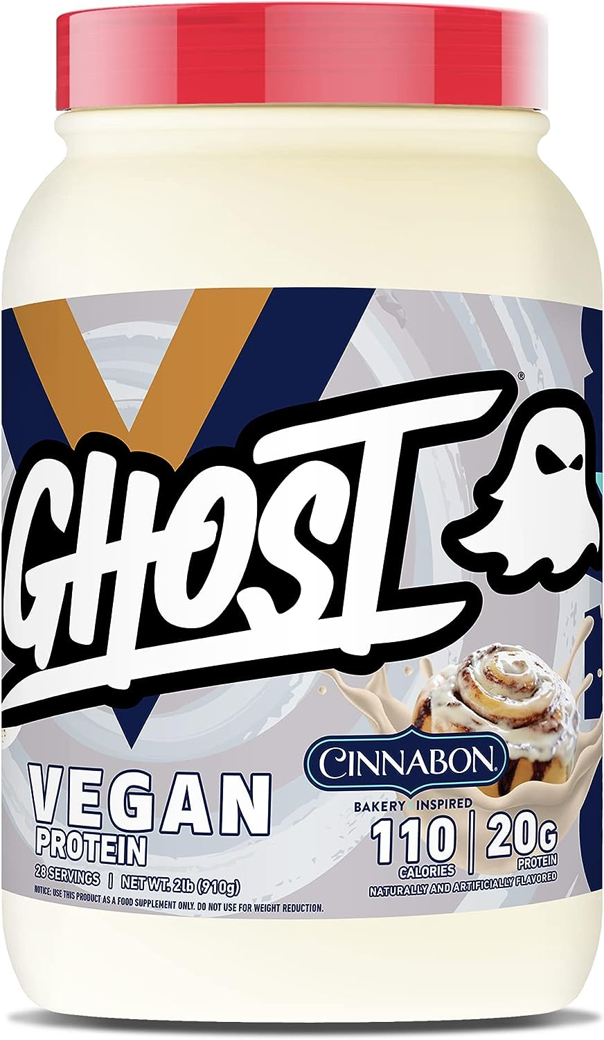 Ghost Cinnabon Vegan Protein Powder 989 G image number 5