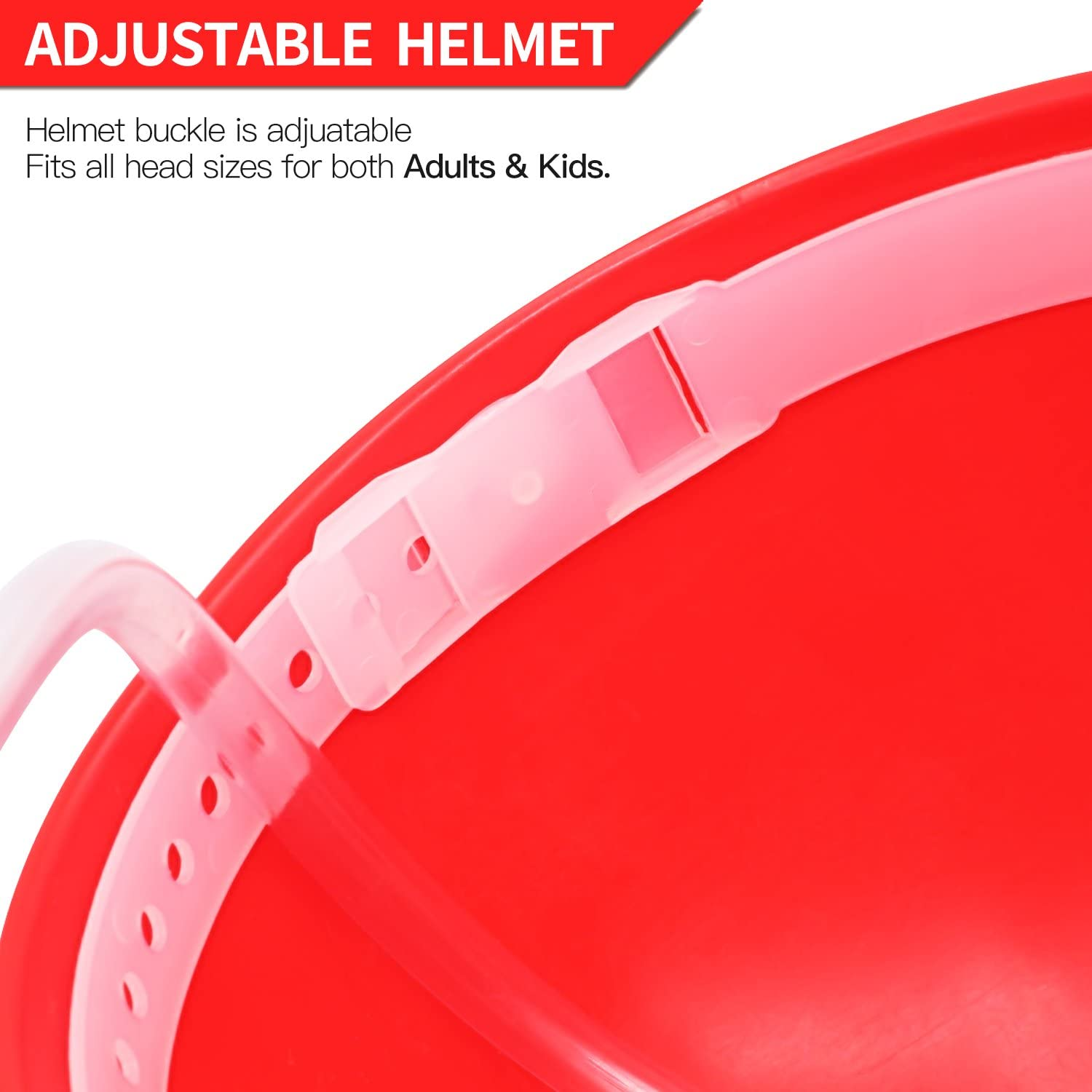 Novelty Place Drinking Helmet - Adjustable Can Holder Cap Drinker Favor Hat - Straw for Beer Soda - Party Fun Beverage Gadgets(Red) image number 2