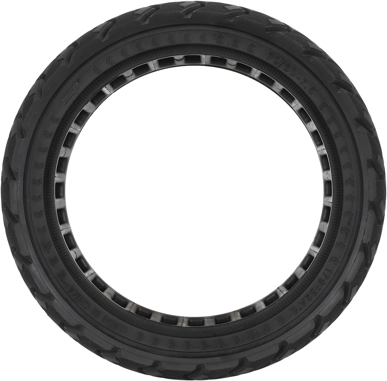 VOLOHAS 70/60-7.5 Solid Tyres for Ninebot ZT3, ZT3 Pro, G3 Electric Scooter Replacement Tyres Solid Rubber Tyres Non-Slip Off-Road Solid Tyres Puncture Proof (Pack of 2) image number 4