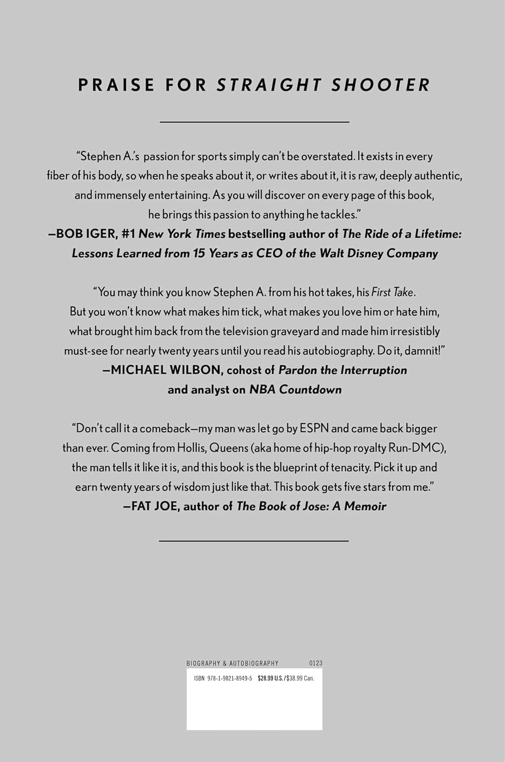 Straight Shooter: a Memoir of Second Chances and First Takes